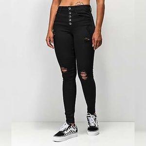Empyre Drea High-Rise Black Jeggings